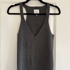 G. Label Samantha engineered-rib tank top in Grey